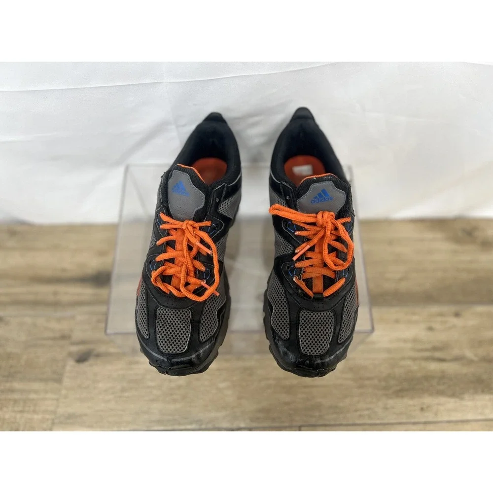 ADIDAS VIGOR TR 2 Onyx Grey Orange All Terrain Trail Running Shoes Mens Size 7